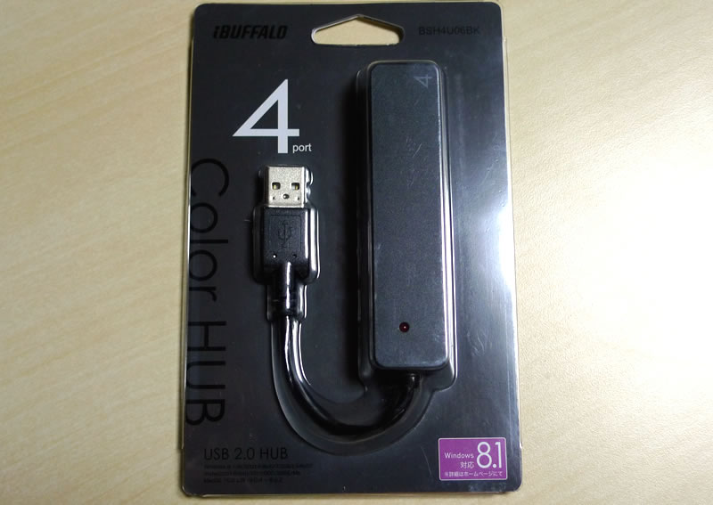 BUFFALO BSH4U06BK USBハブ