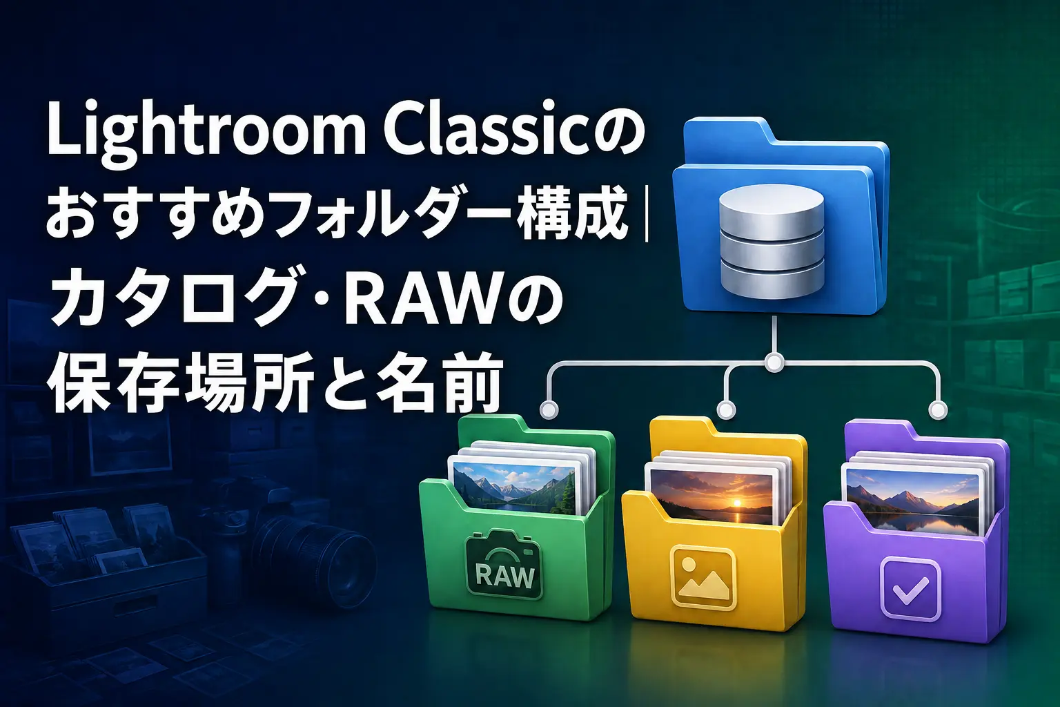 Lightroom Classicのおすすめフォルダー構成