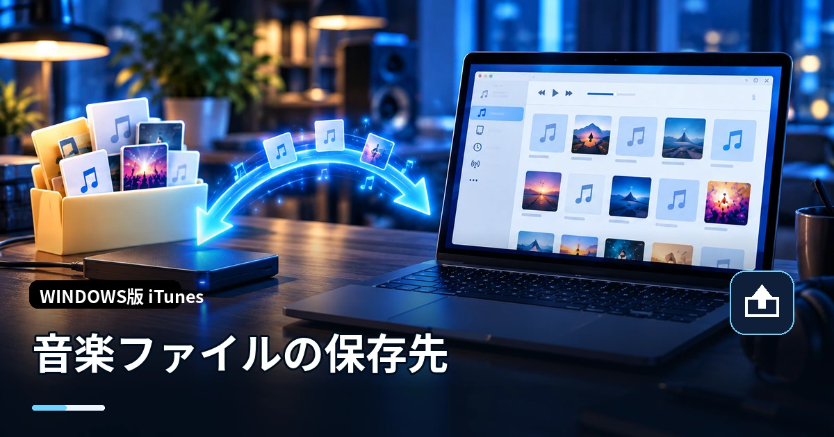 iTunesの音楽ファイルはどこに保存される？Windowsで保存場所を確認する方法
