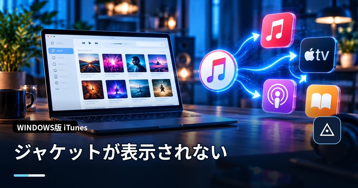 iTunesでアルバムアートワークが表示されない・取得できないときの対処法