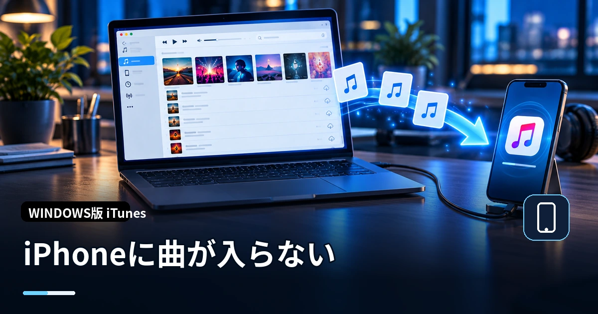 iTunesの音楽がiPhoneに同期されない？曲が転送されない原因と対処法