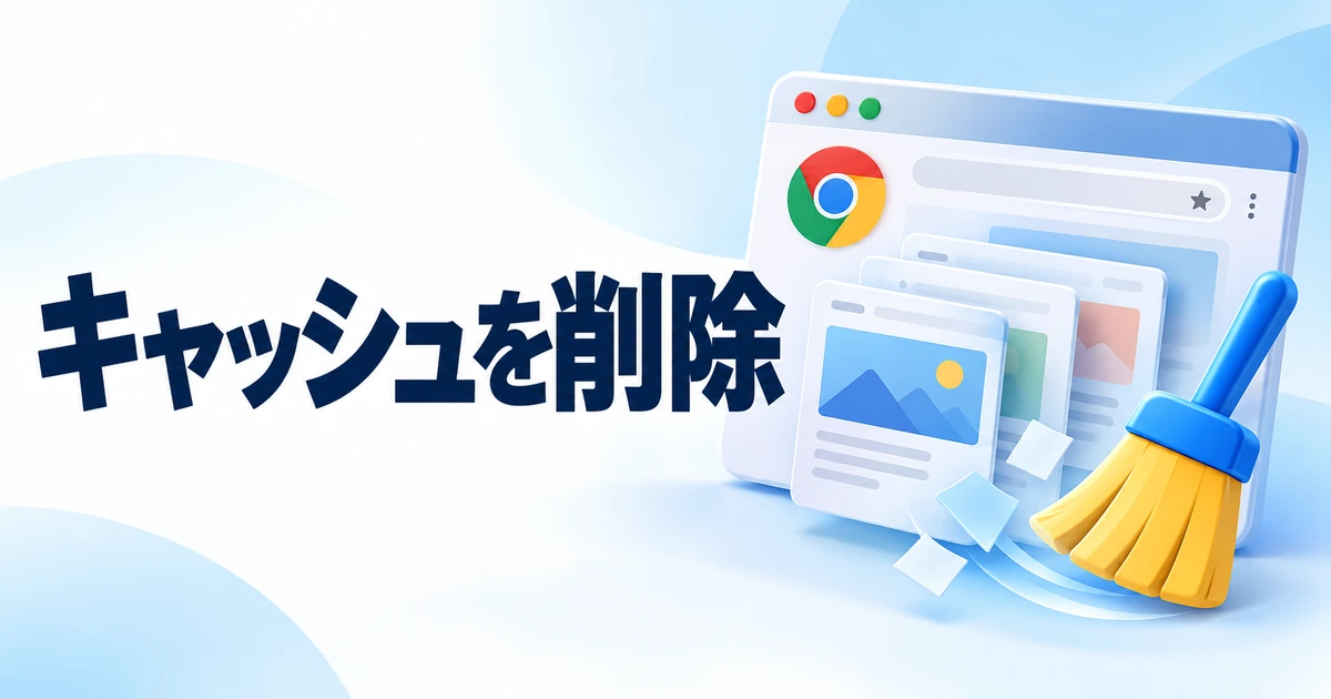 Chromeのキャッシュを削除する方法｜表示が古いときの確認手順
