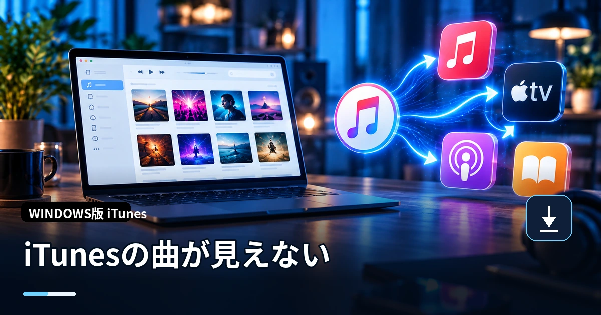 Apple MusicでiTunesの曲が表示されない？Windowsでライブラリを読み込む方法