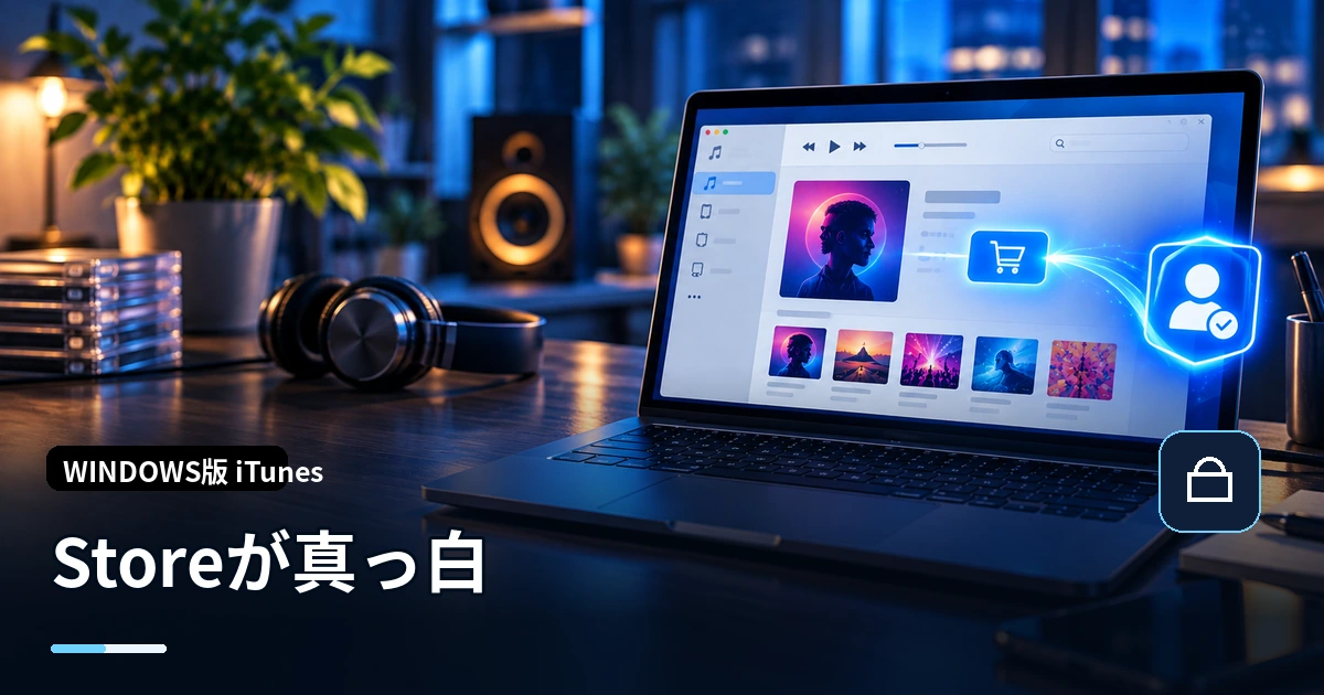 iTunes Storeに接続できない・画面が真っ白になるときの原因と対処法